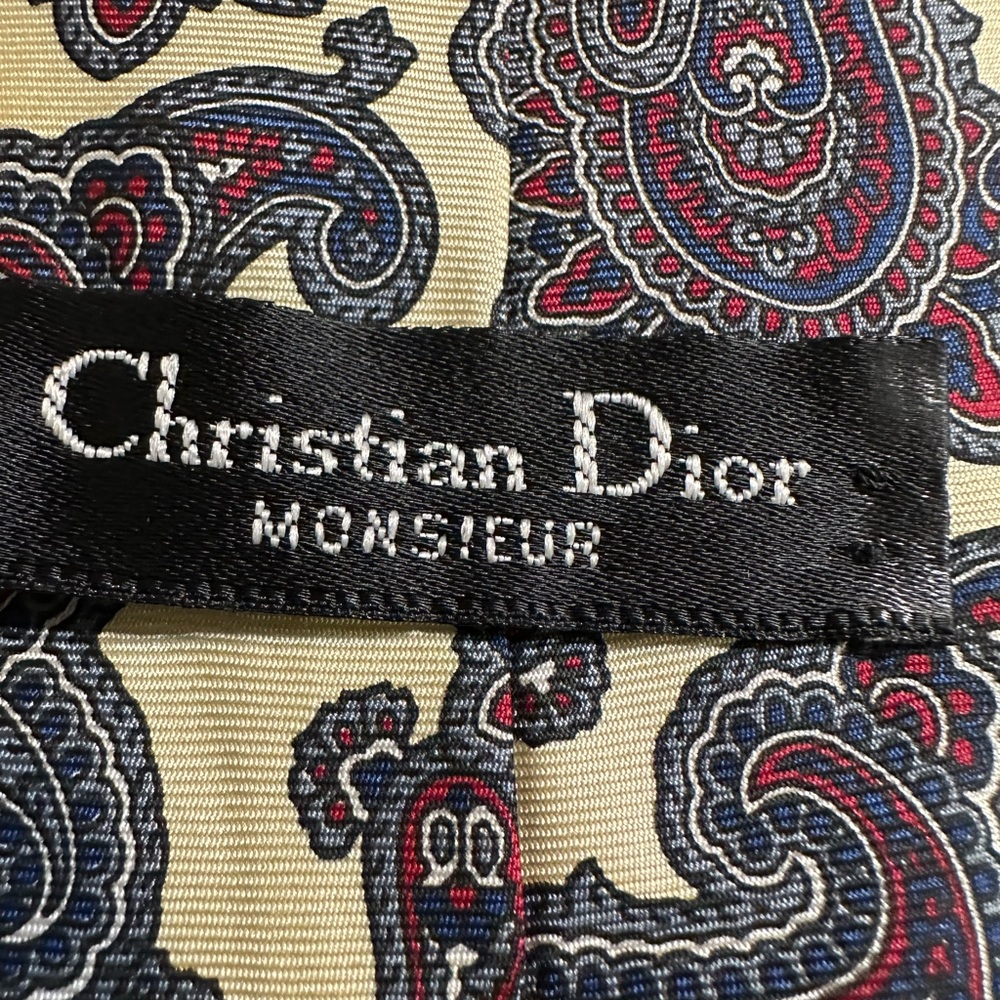 Christian Dior silk tie